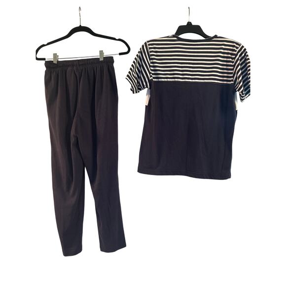 VGUC Vintage Jaclyn Smith Sport 2 Piece Lounge Set Top/Pants Drawstring Size Sm - Picture 2 of 5